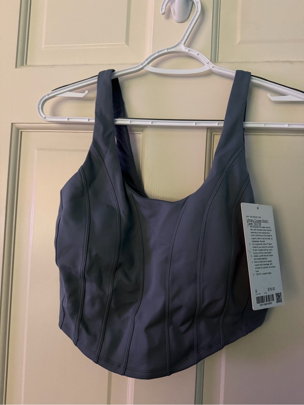 lululemon athletica Slate Gray Longline Sports Bralette